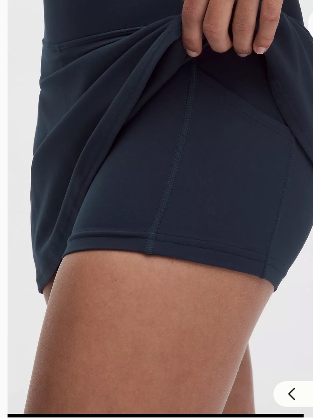 lululemon athletica Black Align High Rise Skirt Skort Athletic Workout Running - Picture 3 of 6